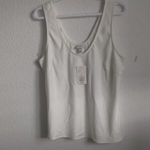 White Sleeveless Top